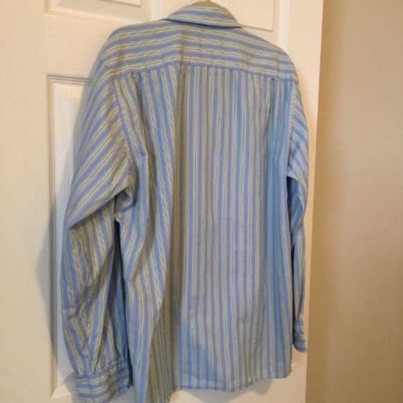J. Crew Striped Dress Shirt Italian Cotton - Picture 3 of 8